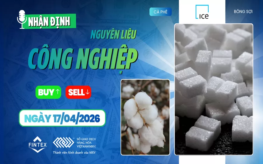 NHẬN ĐỊNH NGUYÊN LIỆU - CÔNG NGHIỆP NGÀY 17/04/2026